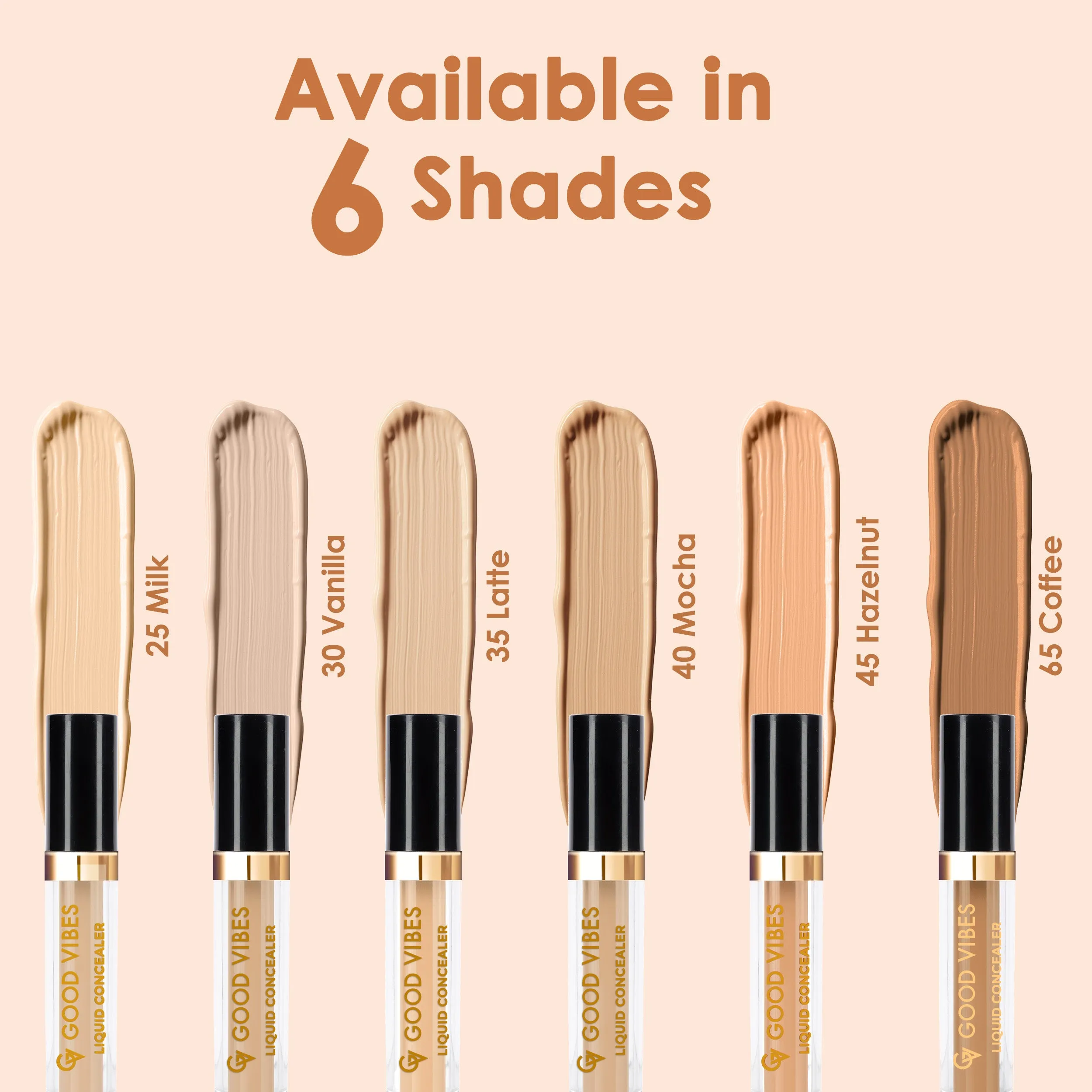 Good Vibes HydraGlow Liquid Concealer -Latte 35 (4.8ml)