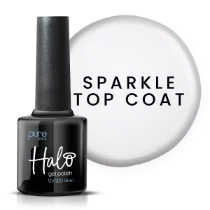 Halo Gel Polish 15ml Sparkle Top Coat