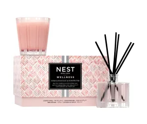 Himalayan Salt & Rosewater Petite Candle & Diffuser Set