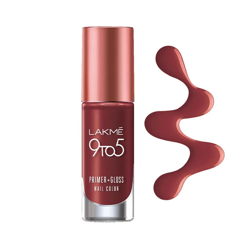 Lakmē 9 to 5 Primer   Gloss Nail Color