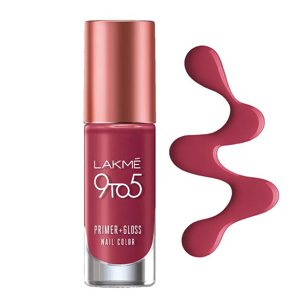Lakmē 9 to 5 Primer   Gloss Nail Color