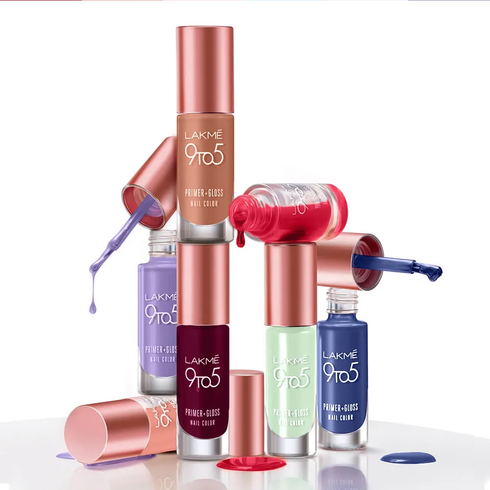 Lakmē 9 to 5 Primer   Gloss Nail Color