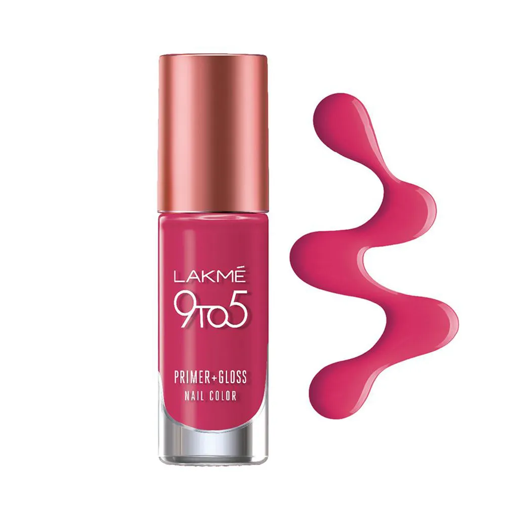Lakmē 9 to 5 Primer   Gloss Nail Color