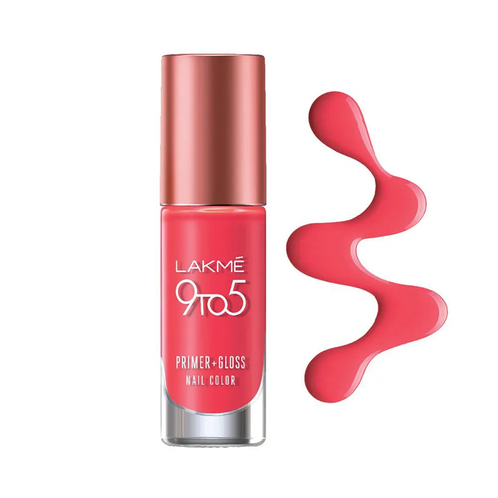 Lakmē 9 to 5 Primer   Gloss Nail Color