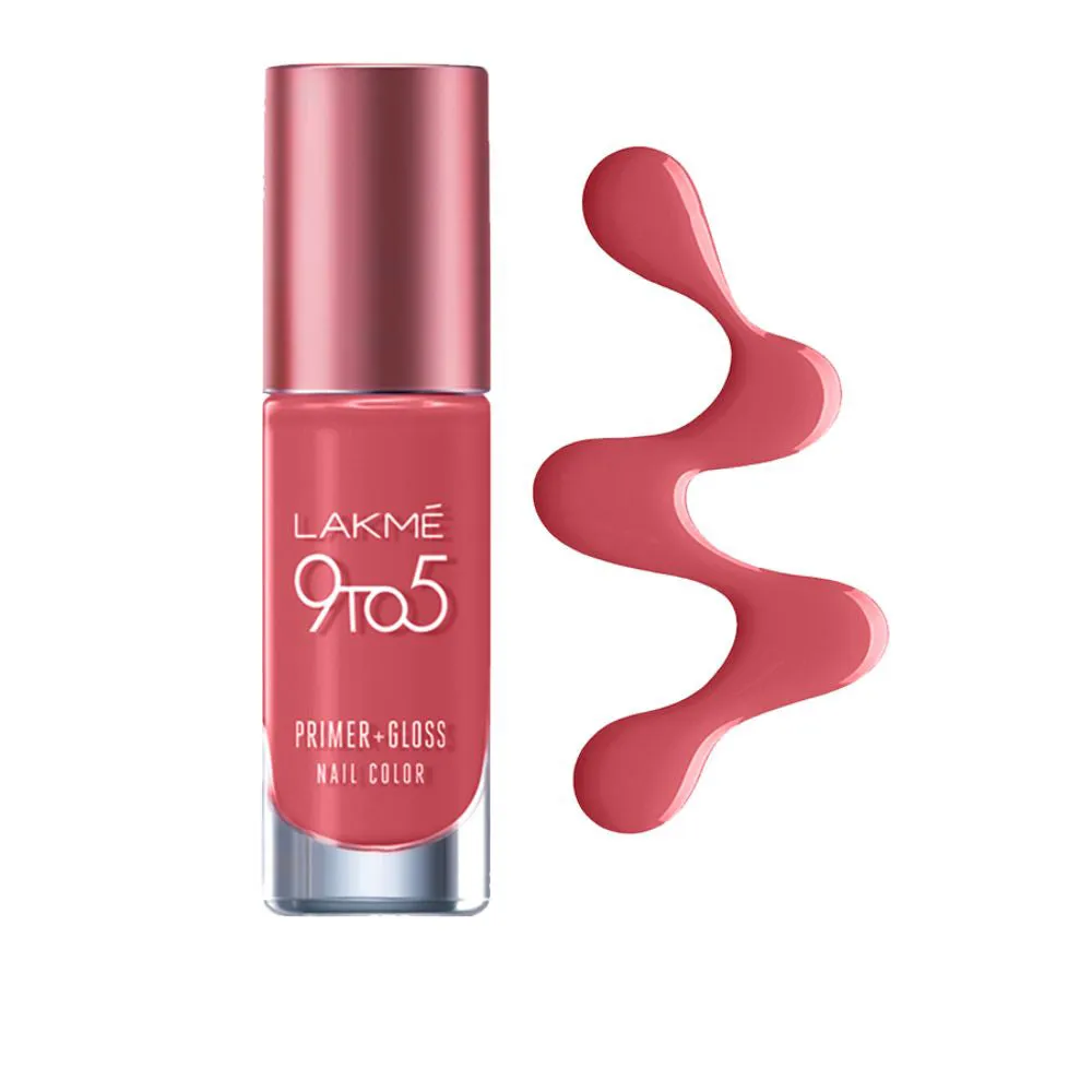 Lakmē 9 to 5 Primer   Gloss Nail Color