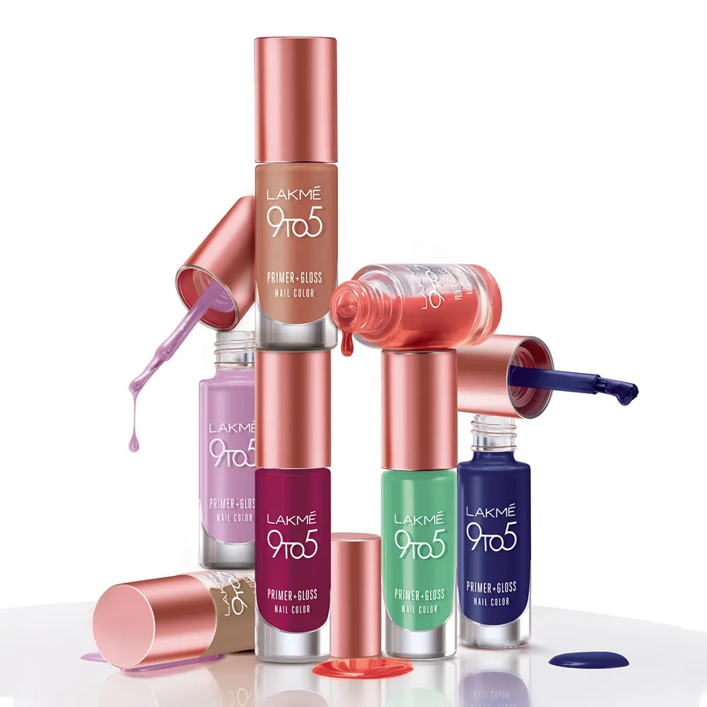 Lakmē 9 to 5 Primer   Gloss Nail Color