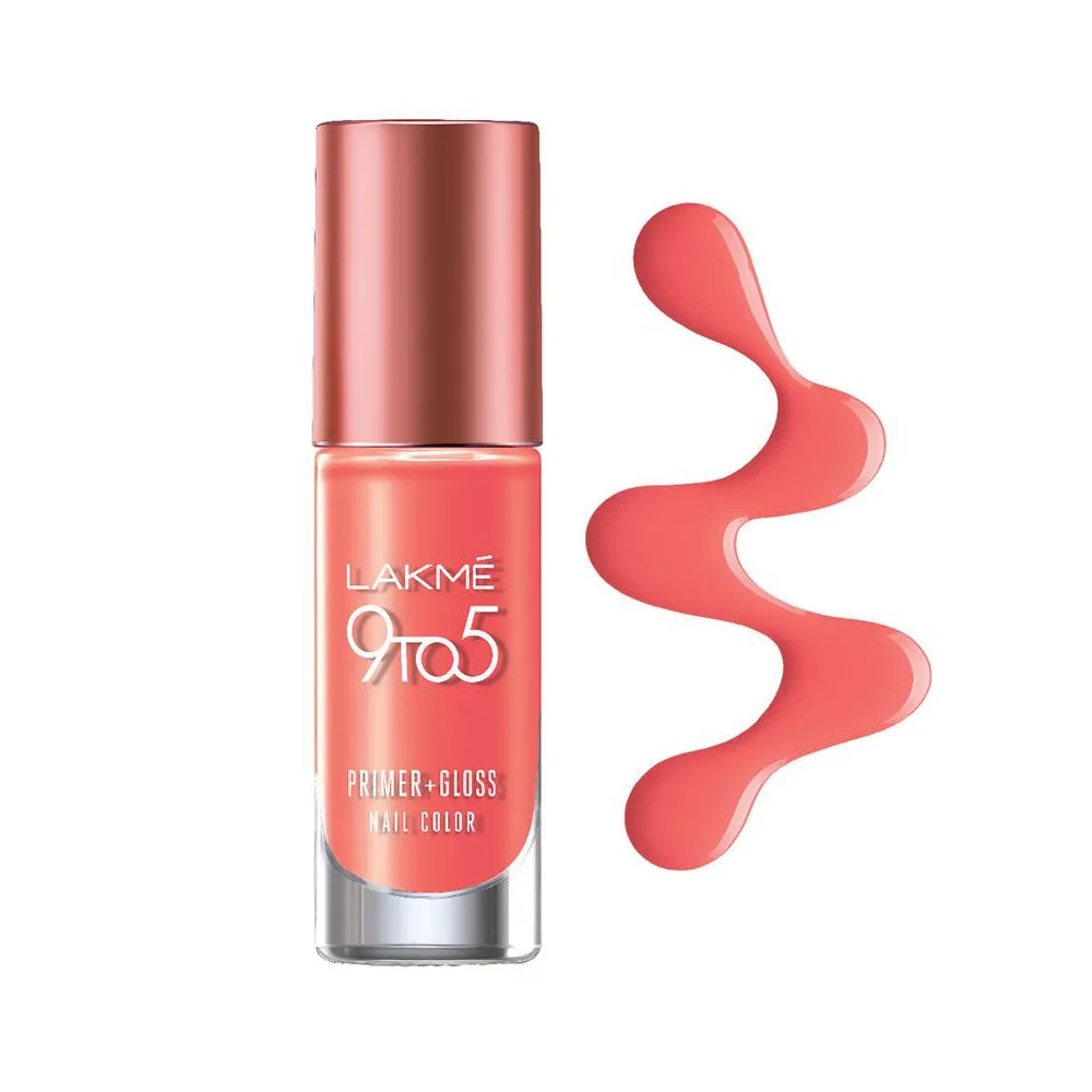 Lakmē 9 to 5 Primer   Gloss Nail Color
