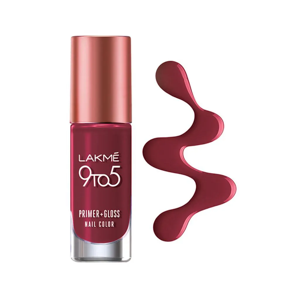 Lakmē 9 to 5 Primer   Gloss Nail Color
