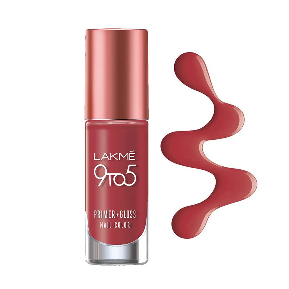 Lakmē 9 to 5 Primer   Gloss Nail Color