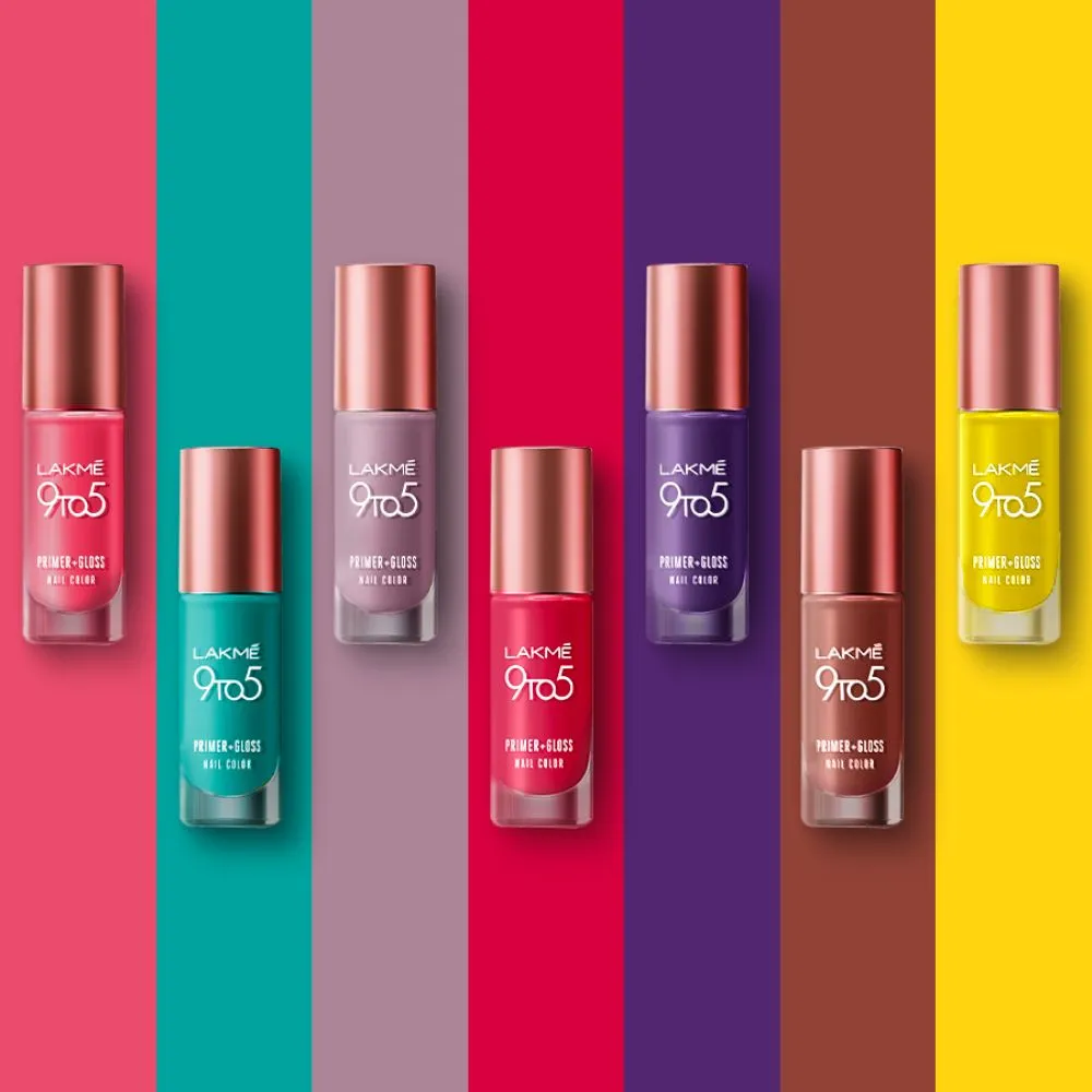 Lakmē 9 to 5 Primer   Gloss Nail Color
