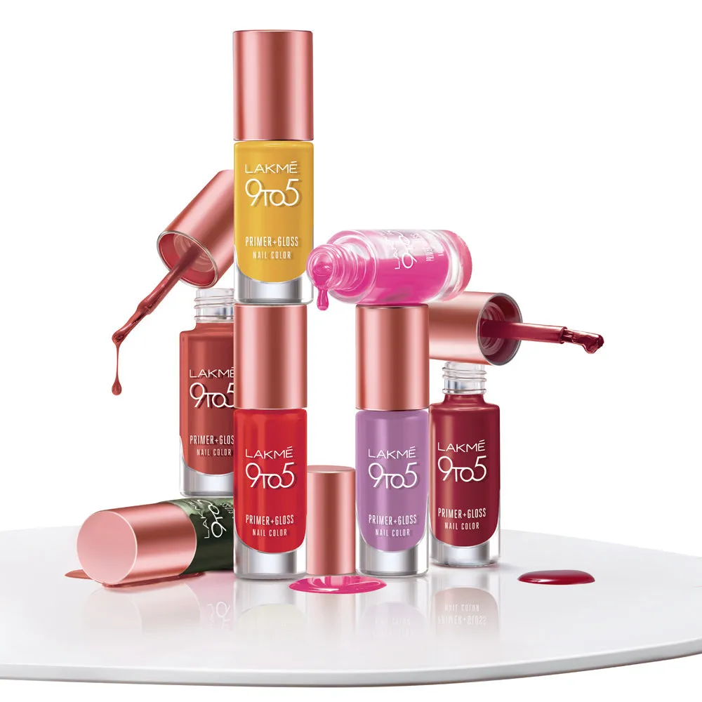 Lakmē 9 to 5 Primer   Gloss Nail Color
