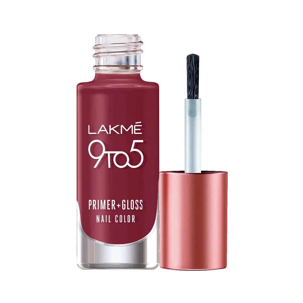 Lakmē 9 to 5 Primer   Gloss Nail Color