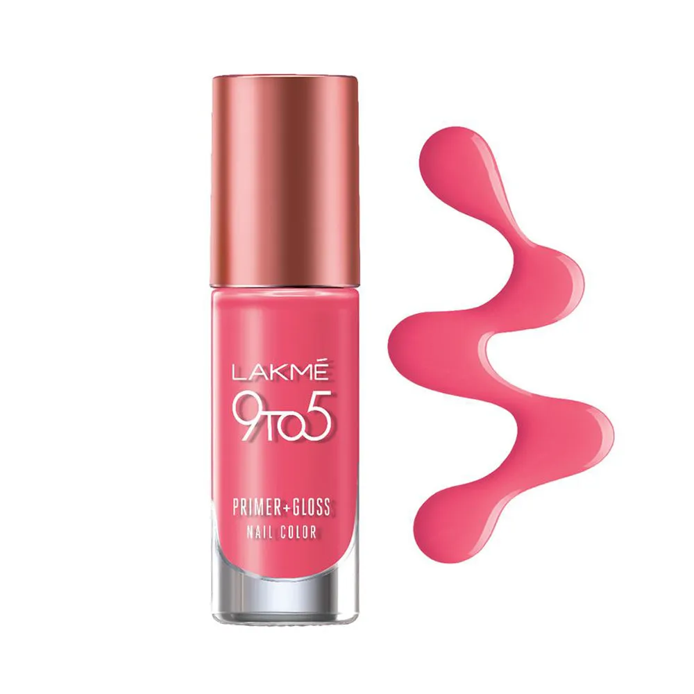 Lakmē 9 to 5 Primer   Gloss Nail Color