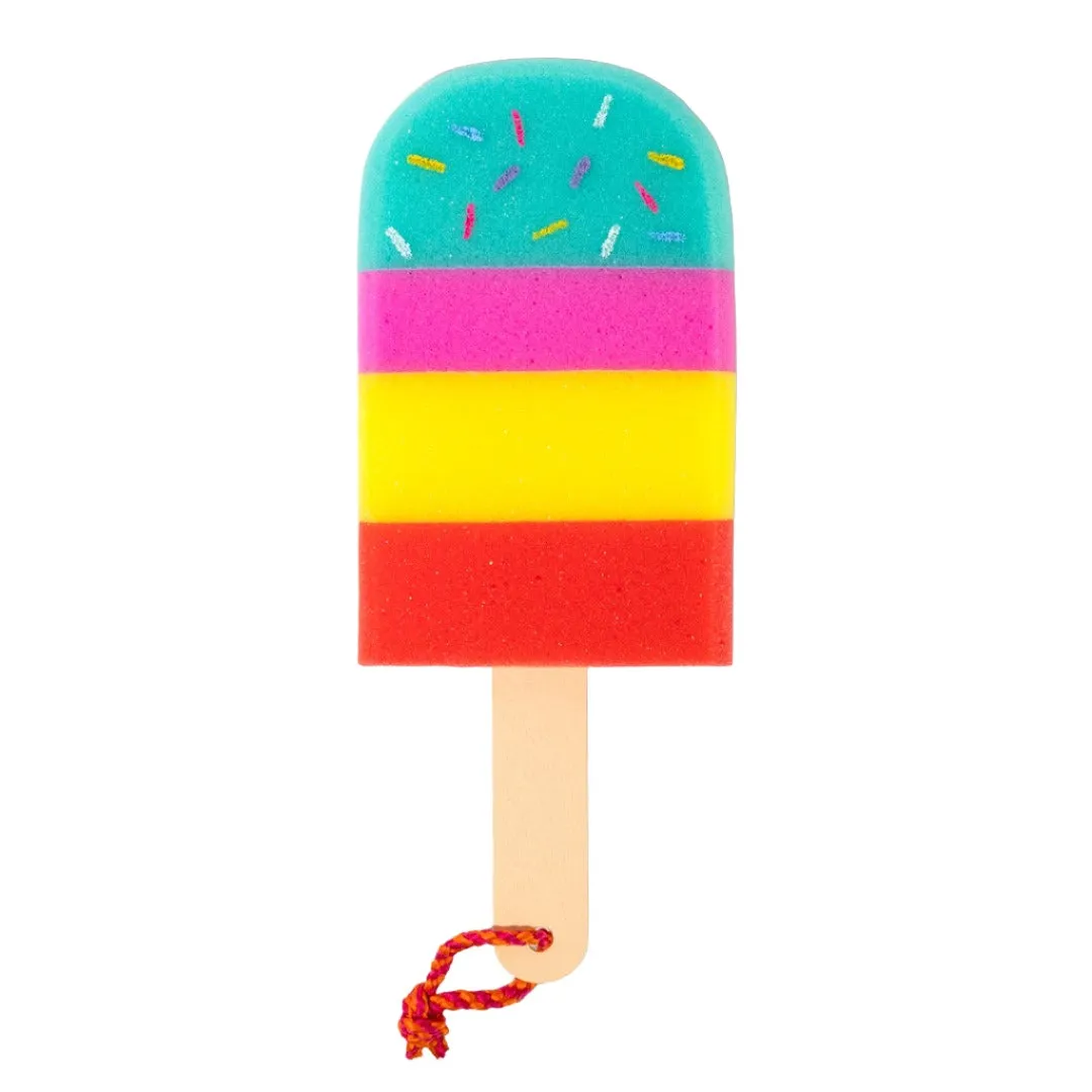 Large Popsicle Exfoliating Sponge