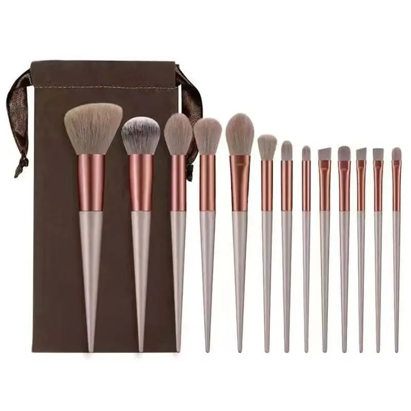 Makeup Brushes Set With 4 Sponge Puff for Women Complete Kit