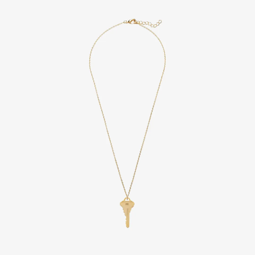 melody ehsani key necklace (gold)