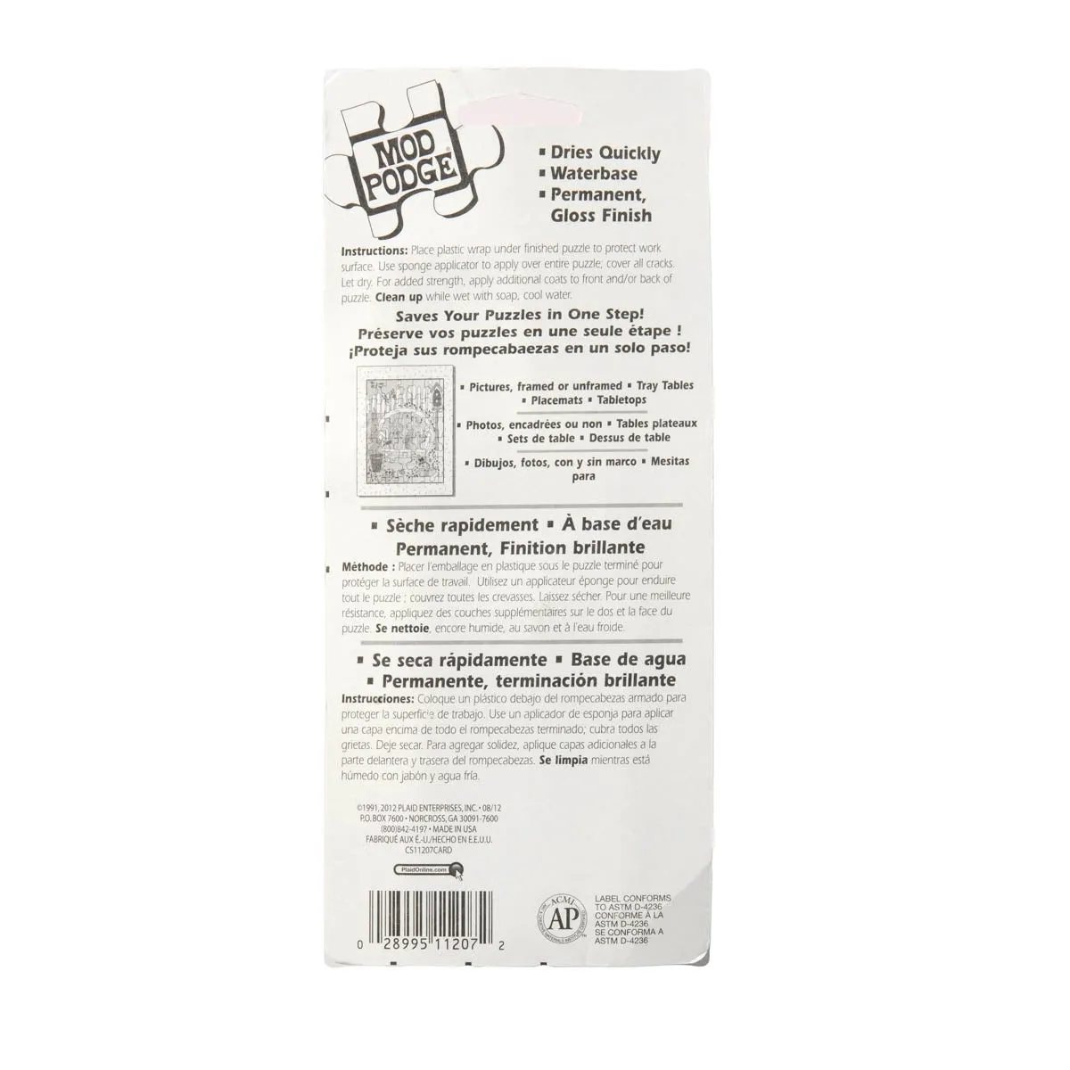 Mod Podge, Puzzle Saver- 2oz