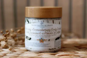 Natural Body Sugar Scrub With Jasmine & Coffee