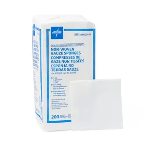 Non-Sterile Non-Woven Gauze, Various Sizes Box of 200