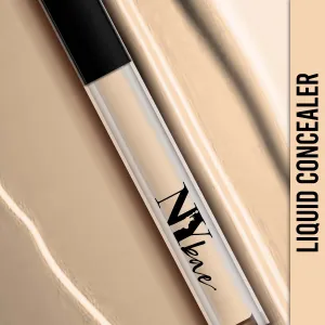 NY Bae Conceal & Conquer Liquid Concealer - Fair 01 (4 ml) | Fair Skin | Hides Imperfections | Full Coverage | Long Wear | Water Resistant
