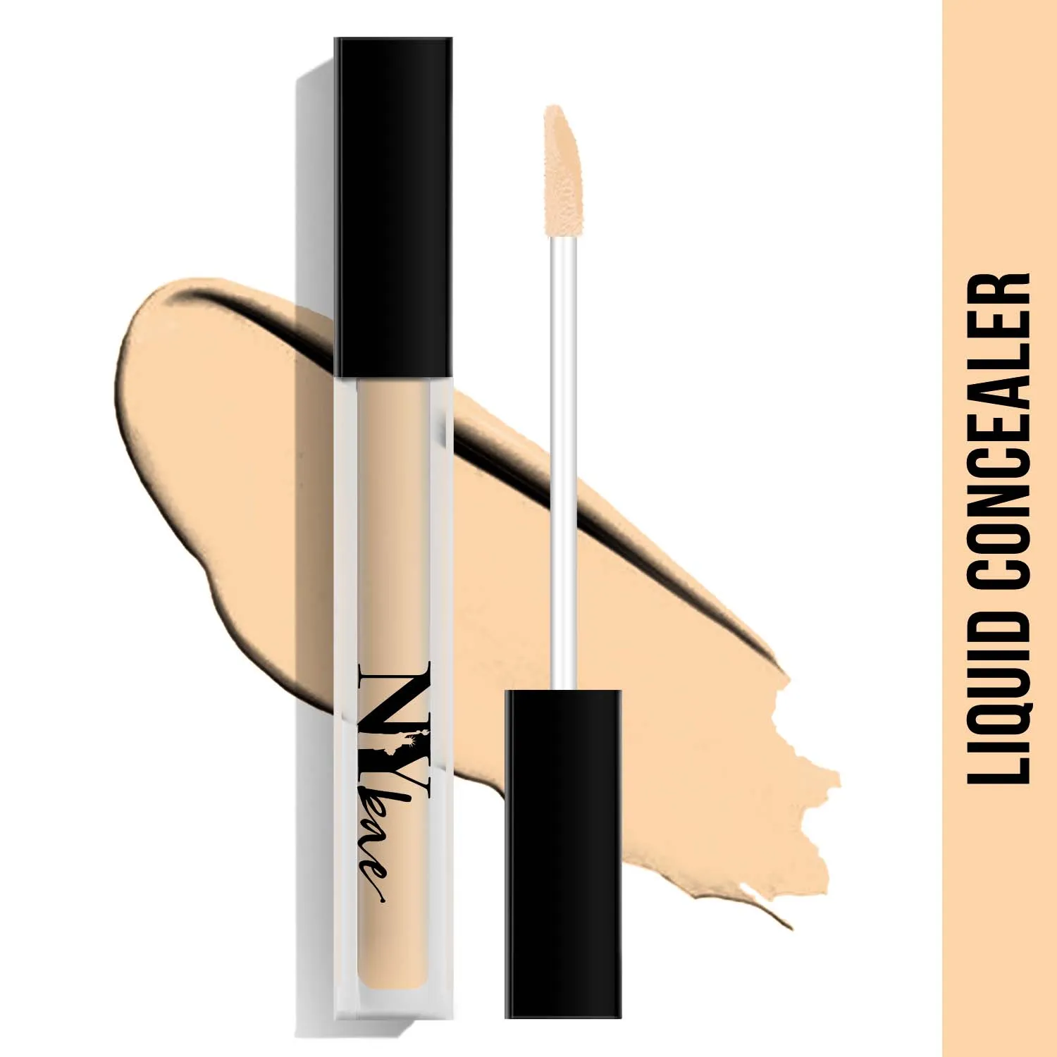 NY Bae Conceal & Conquer Liquid Concealer - Fair 01 (4 ml) | Fair Skin | Hides Imperfections | Full Coverage | Long Wear | Water Resistant