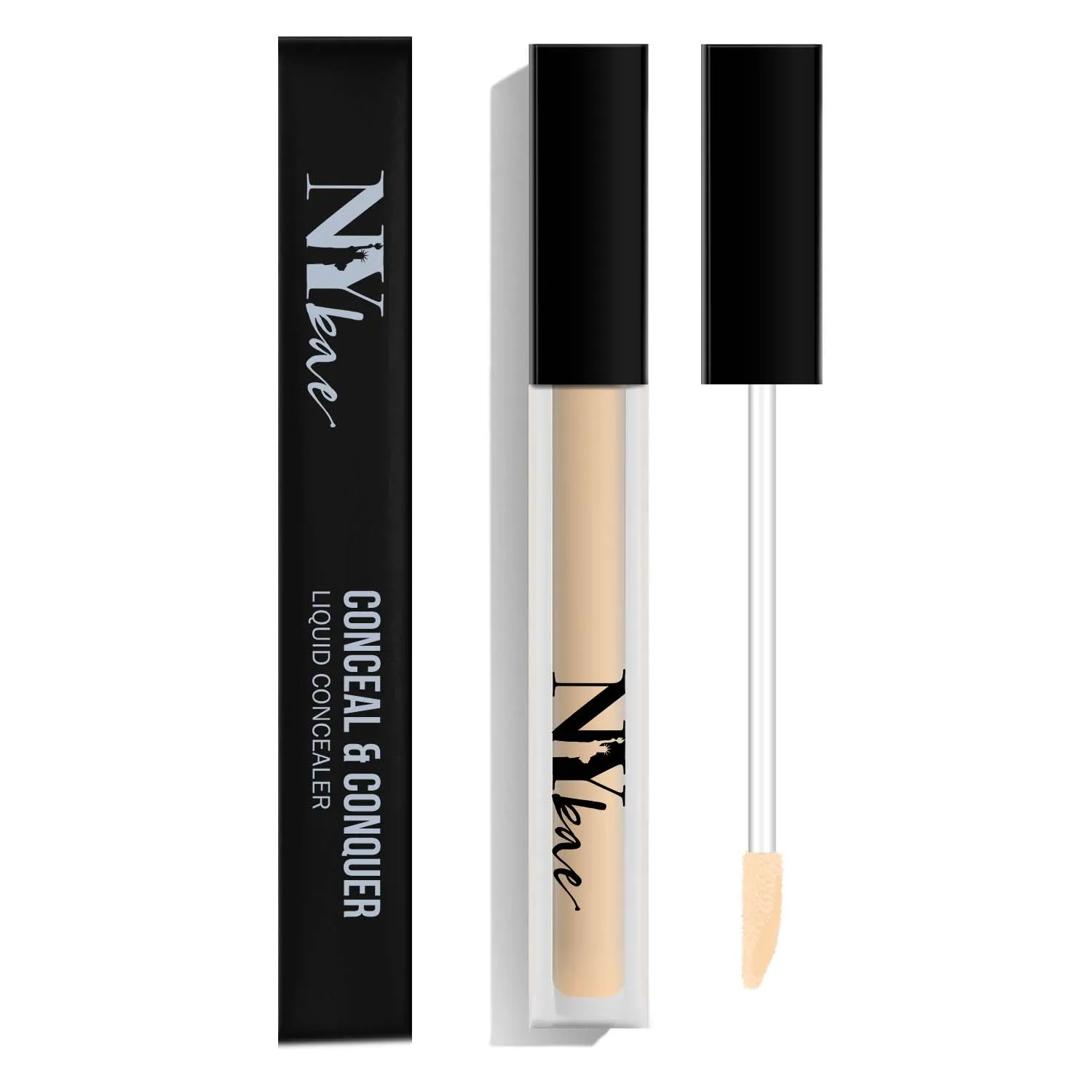 NY Bae Conceal & Conquer Liquid Concealer - Fair 01 (4 ml) | Fair Skin | Hides Imperfections | Full Coverage | Long Wear | Water Resistant