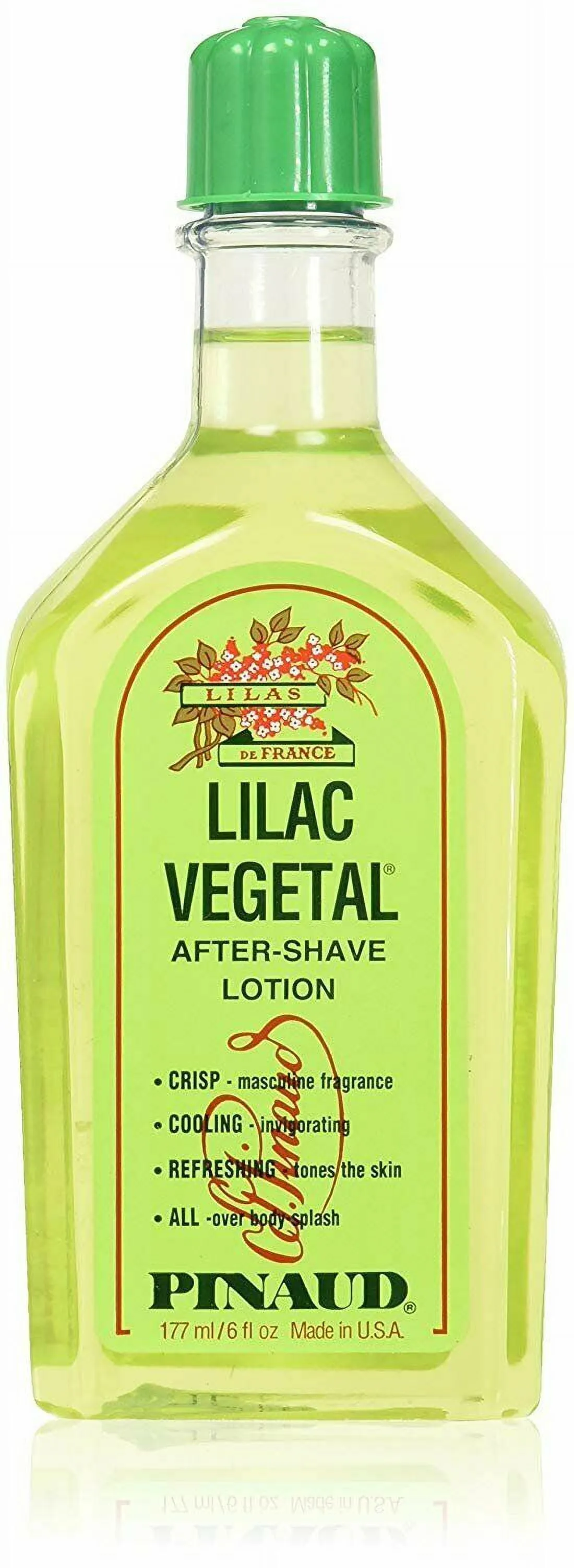 Pinaud Lilac Vegetal Aftershave Lotion, 6 Oz