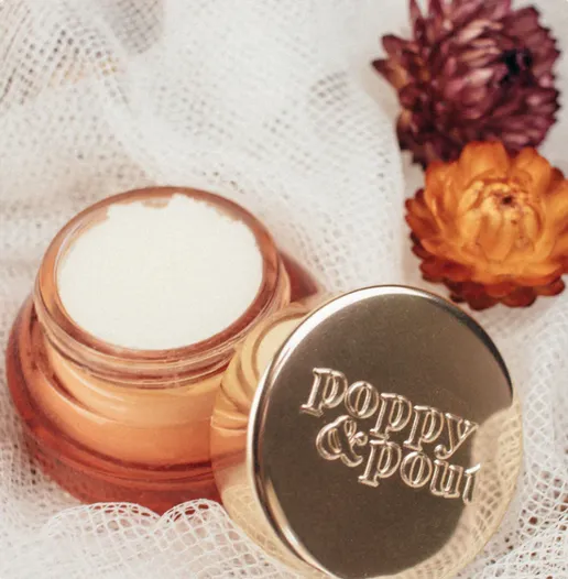 Poppy & Pout Lip Scrub - Pomegranate Peach