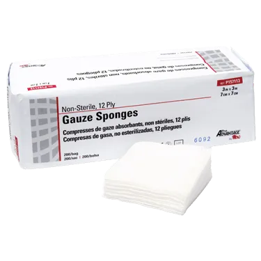 Pro Advantage Gauze Sponge, 4" x 4", 8-Ply, Non-Sterile