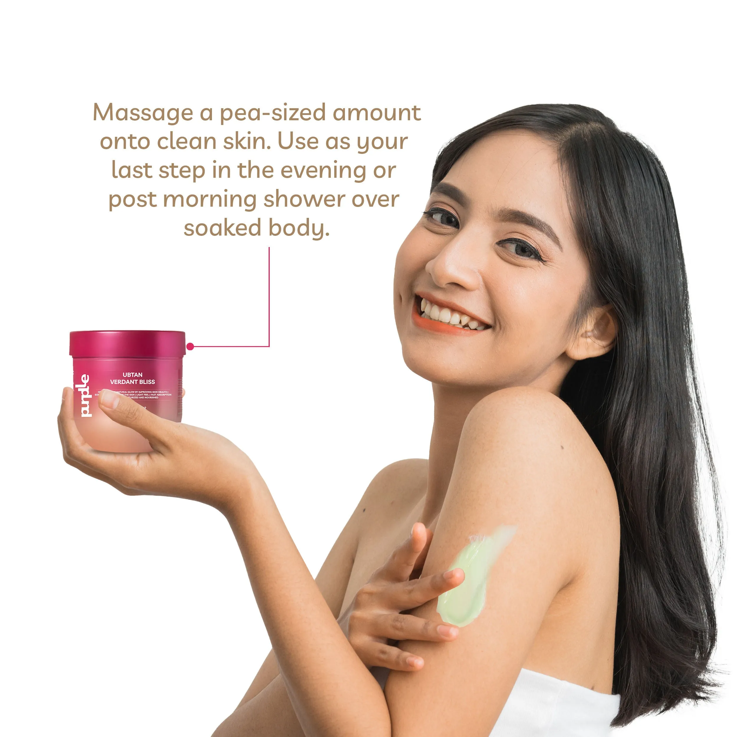 Purplle Ubtan Verdant Bliss Body Yogurt | Body Moisturizer (200g)