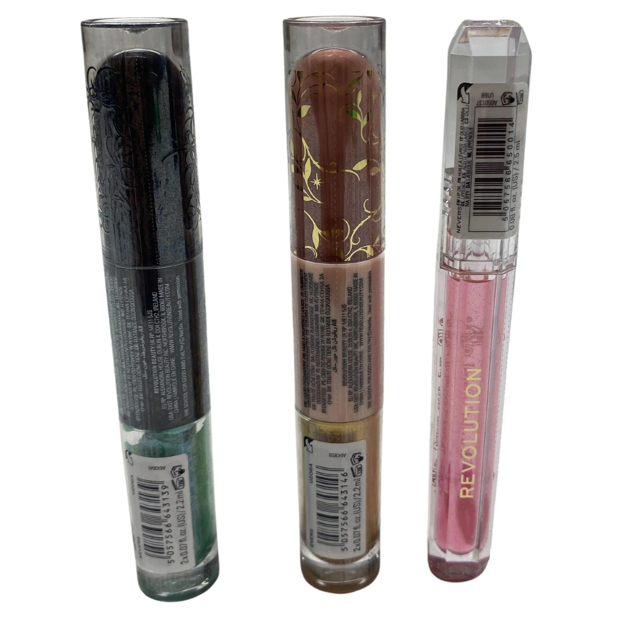 Revolution The School For Good And Evil Liquid Eyeshadow & Lip Oil Mix (50 Pcs Lot)