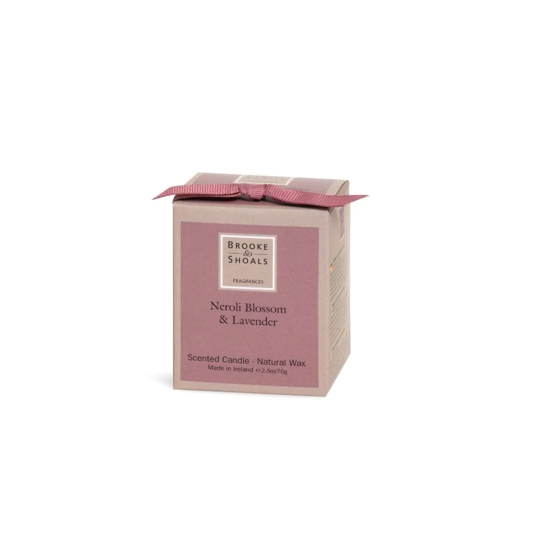 Scented Travel Candle-Brooke & Shoals - Neroli Blossom & Lavender