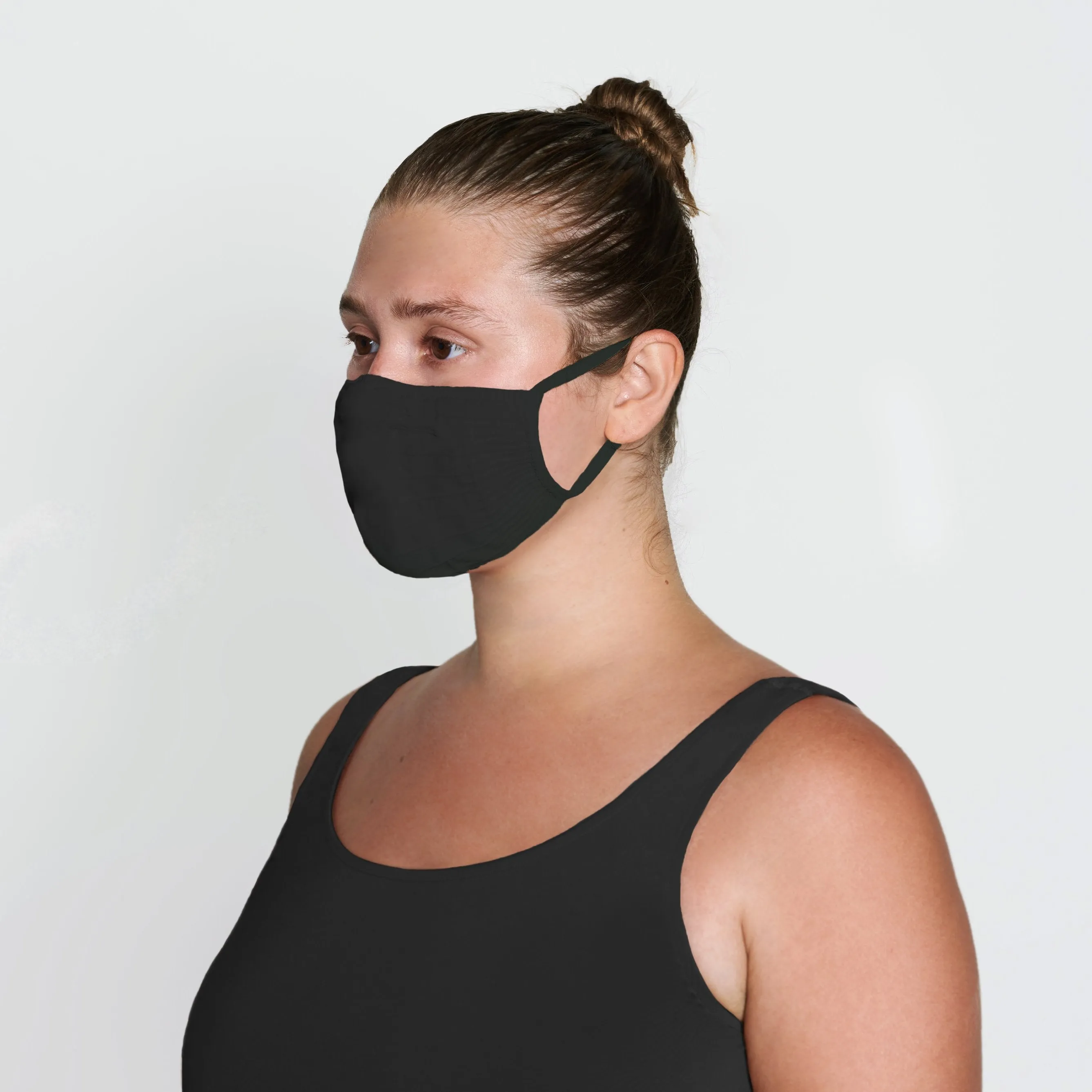 SEAMLESS FACE MASK | ONYX