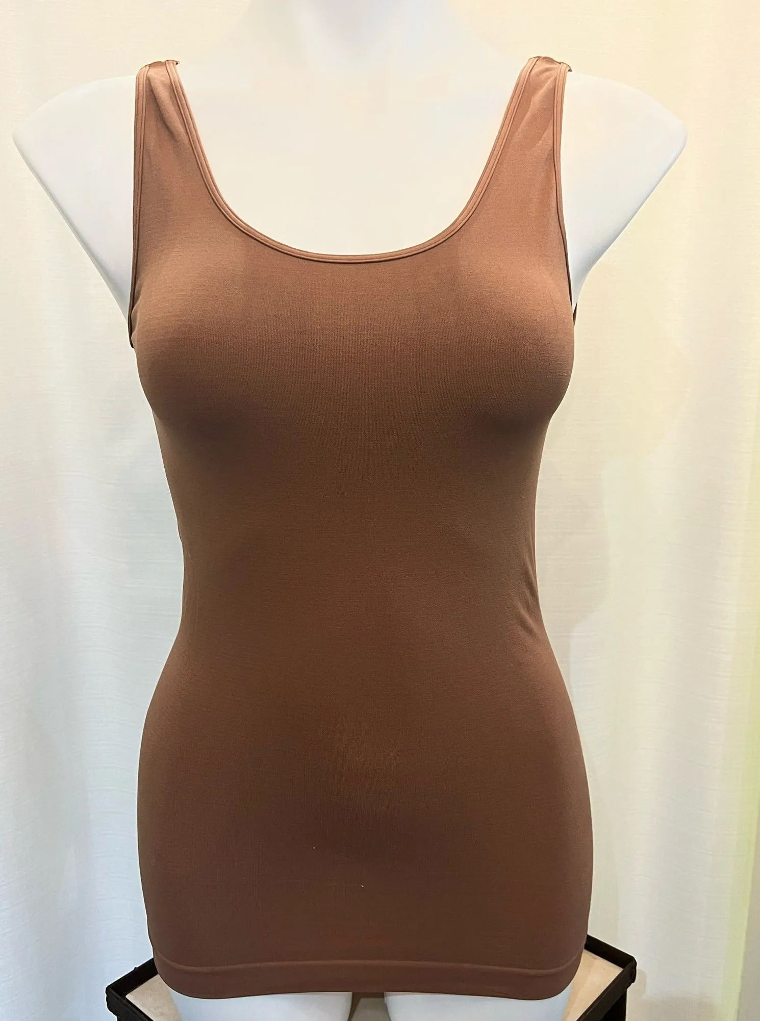 Signature Jersey Tank Top [Cognac-NS5178]