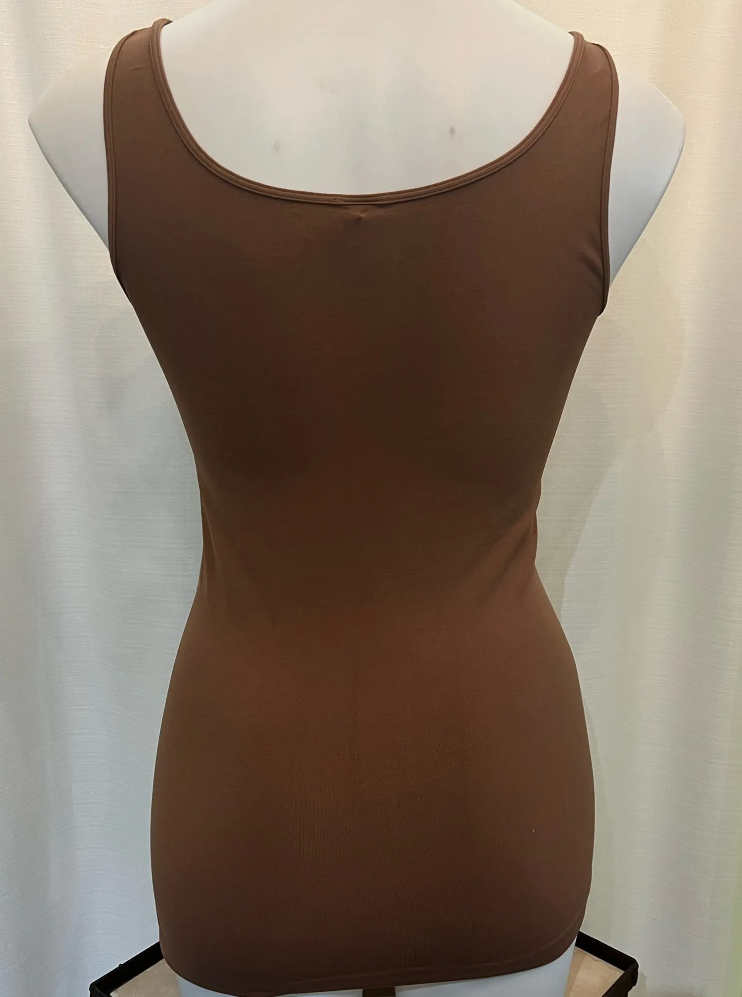 Signature Jersey Tank Top [Cognac-NS5178]