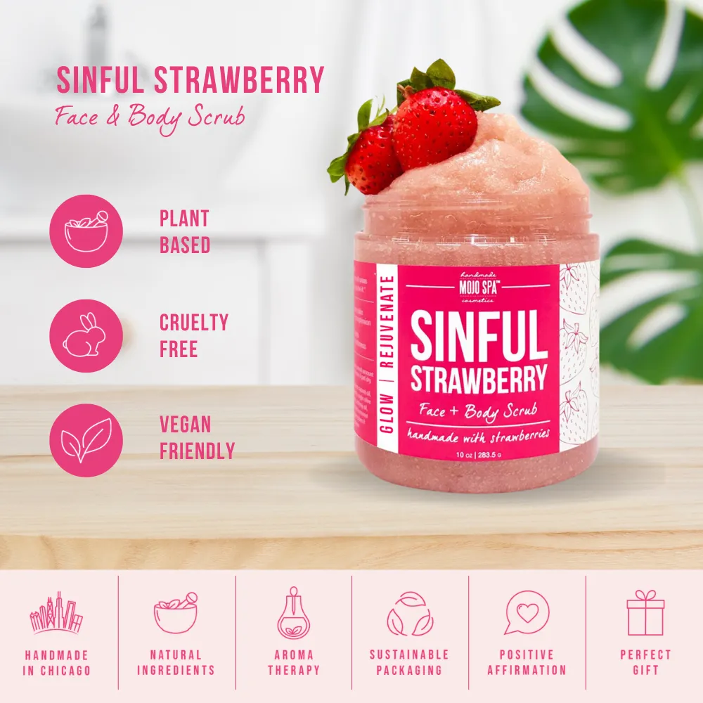 Sinful Strawberry Face & Body Scrub