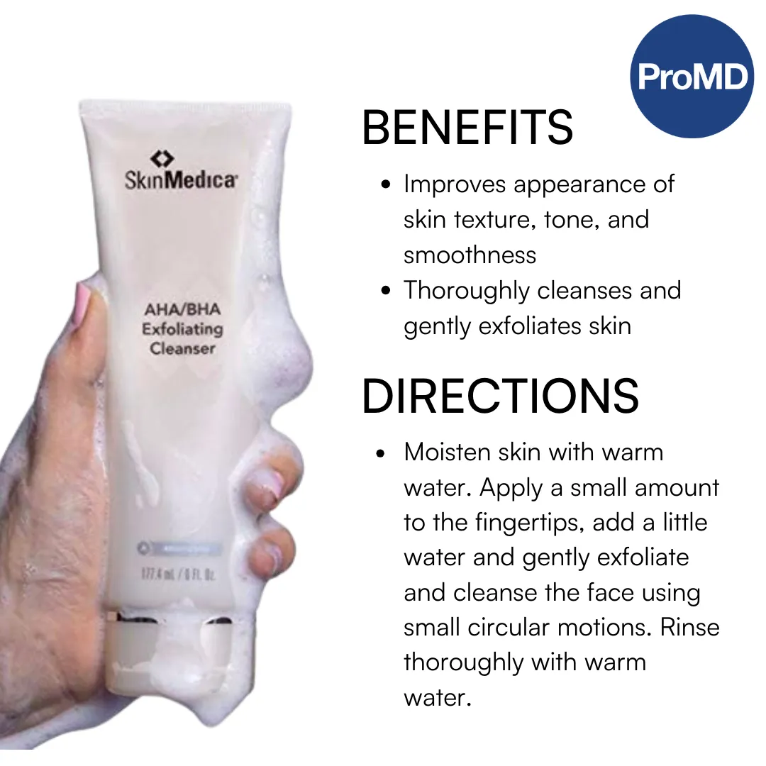 SkinMedica AHA/BHA Exfoliating Cleanser