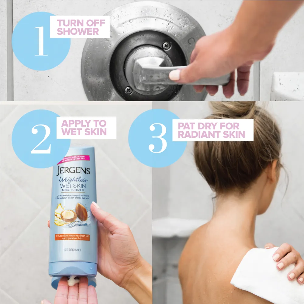 Wet Skin Moisturizer, Argan Oil