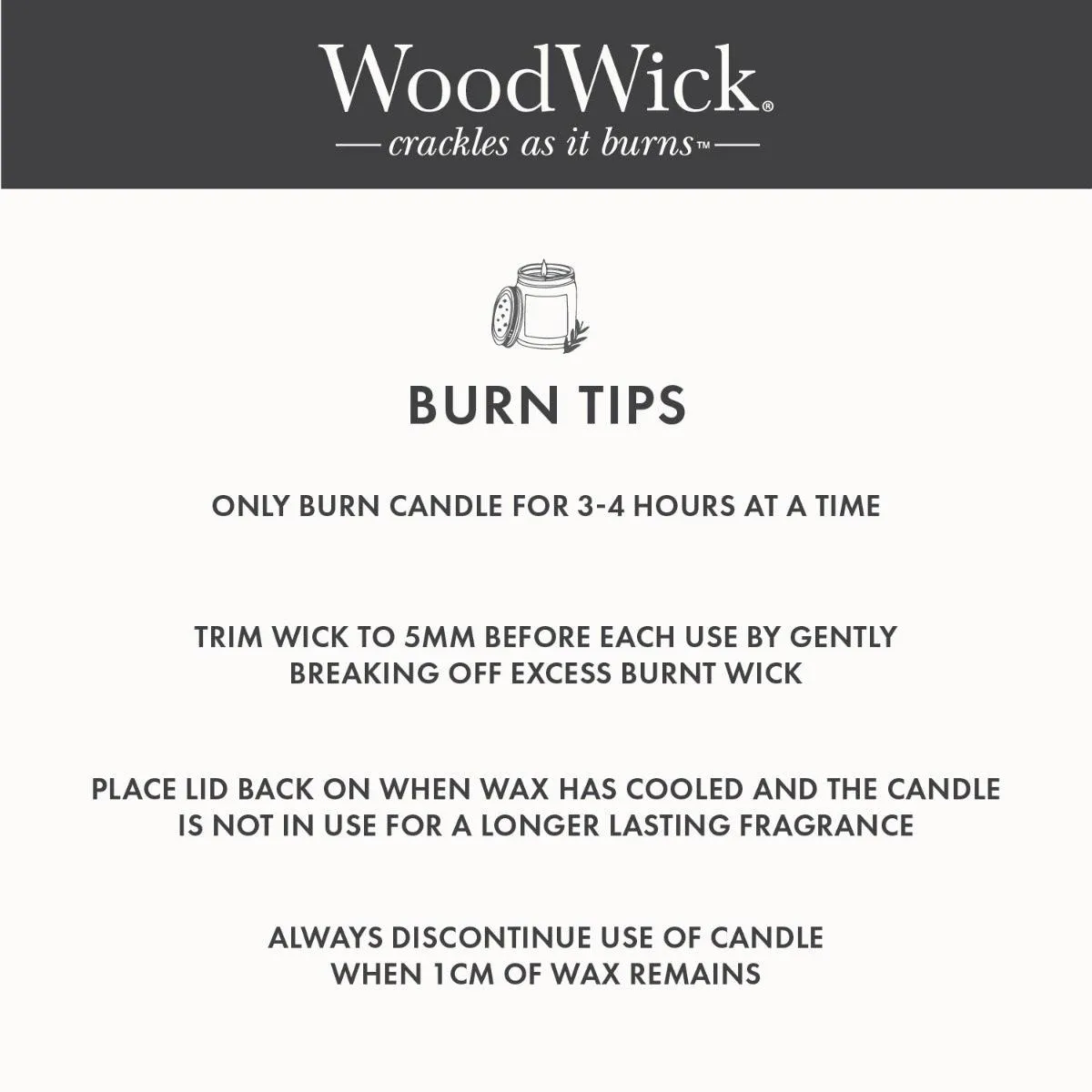 Woodwick Island Coconut Large Candle Crackles As It Burns 610G Hourglass