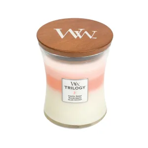 Woodwick Island Getaway Trilogy Medium Candle Crackles As It Burns 275G Hourglass