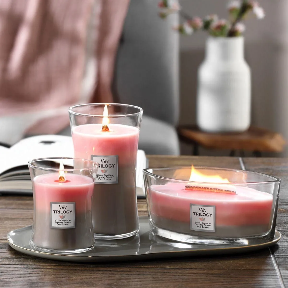 WoodWick Shoreline Trilogy Candle Crackles As It Burns Ellipse Hearthwick