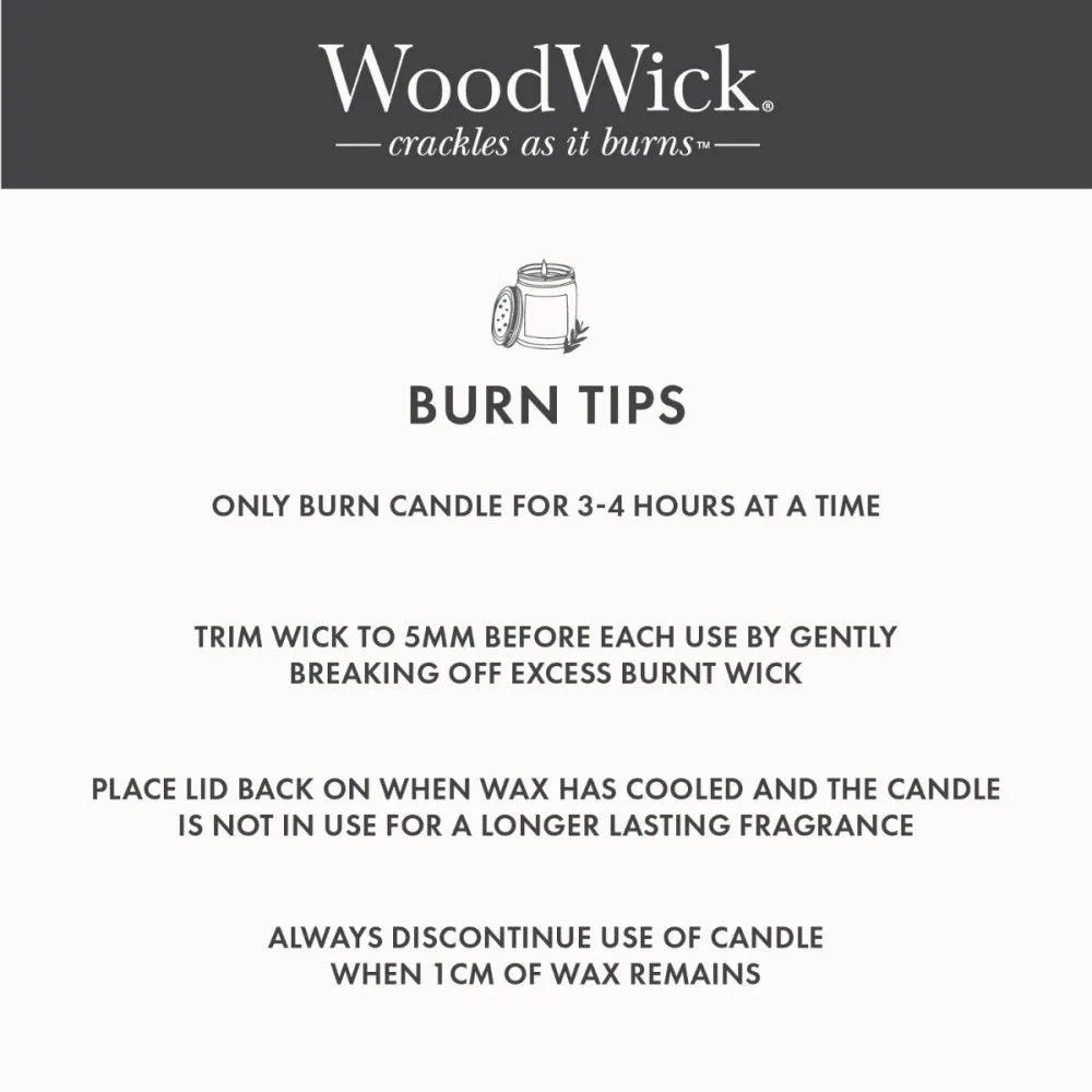 Woodwick Yuzu Blooms Candle Crackles As It Burns Ellipse Hearthwick